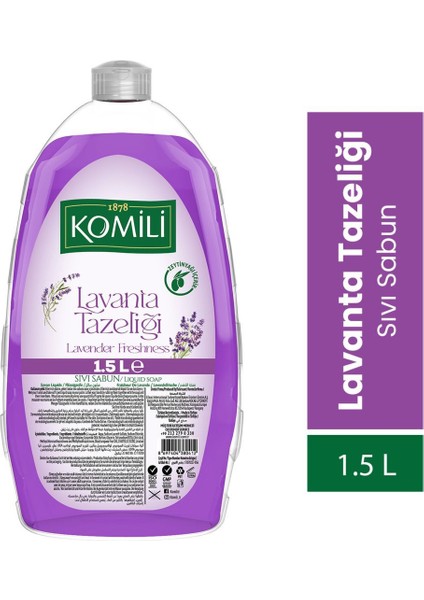 Sıvı Sabun Lavanta Tazeliği 1,5 lt