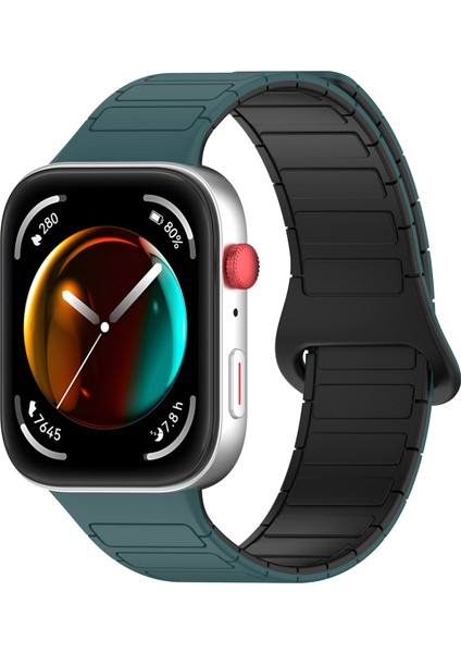 Huawei Watch Fit 3 Yedek Bant Manyetik Silikon Saat Kayışı (Yurt Dışından) fiyatları