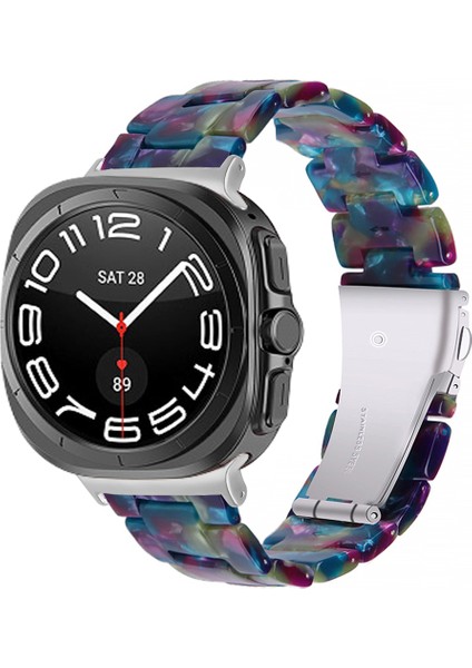 Samsung Galaxy Watch Ultra 47MM Su Geçirmez Reçine Akrilik Saat Kayışı (Yurt Dışından) fiyatları