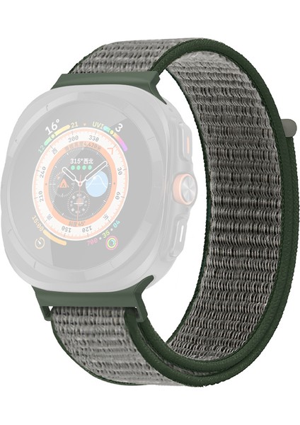 Samsung Galaxy Watch Ultra 47MM Ayarlanabilir Örgülü Naylon Yedek Bilek Kayışı (Yurt Dışından)