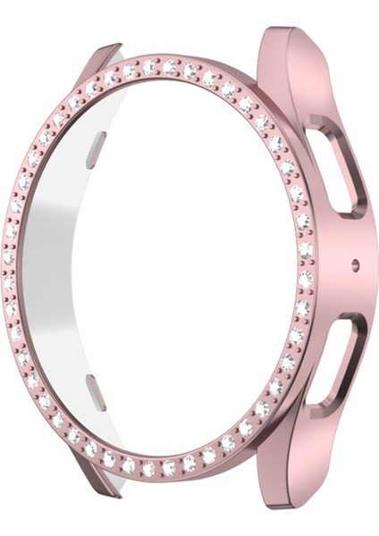 Samsung Galaxy Watch7 40MM Rhinestone Dekor Sert Pc Koruyucu Saat Kılıfı (Yurt Dışından)