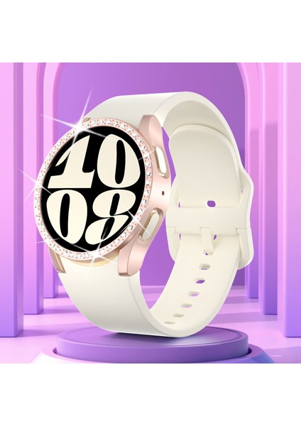 Samsung Galaxy Watch7 40MM Rhinestone Dekor Sert Pc Koruyucu Saat Kılıfı (Yurt Dışından) fiyatları