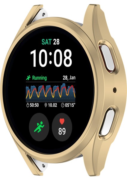 Samsung Galaxy Watch7 44MM Izle Vaka Içi Boş Yarım Kapak Pc Çerçevesi (Temperli Cam Ekran Filmi Olmadan) (Yurt Dışından) fırsatları