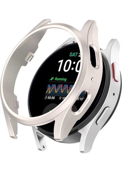 Samsung Galaxy Watch7 44MM Izle Vaka Içi Boş Yarım Kapak Pc Çerçevesi (Temperli Cam Ekran Filmi Olmadan) (Yurt Dışından)