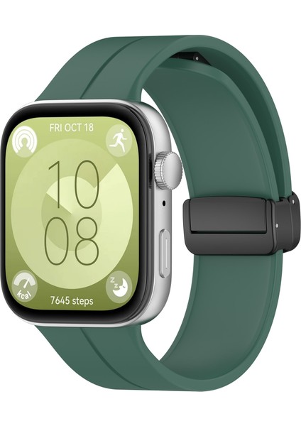 Huawei Watch Fit 3 Silikon Saat Bandı Kayışı (Yurt Dışından)