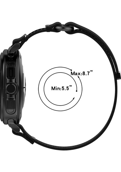 Samsung Galaxy Watch Ultra 47MM Naylon Ayarlanabilir Bilek Kayışı (Yurt Dışından)