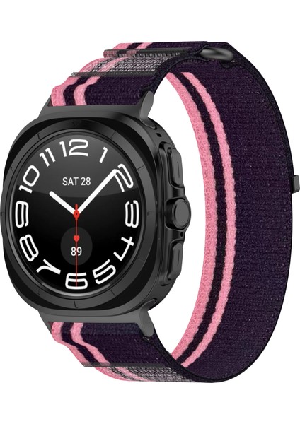 Samsung Galaxy Watch Ultra 47MM Naylon Ayarlanabilir Bilek Kayışı (Yurt Dışından)