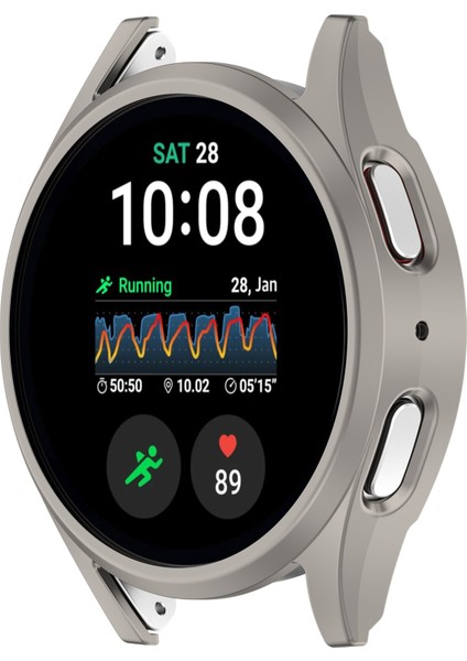 Samsung Galaxy Watch7 44MM Izle Vaka Içi Boş Yarım Kapak Pc Çerçevesi (Temperli Cam Ekran Filmi Olmadan) (Yurt Dışından) fiyatları