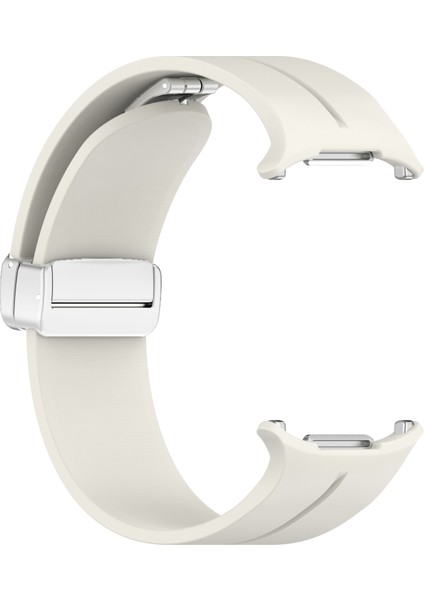 Samsung Galaxy Watch Ultra Gümüş Manyetik Katlanır Tokalı 47MM Silikon Saat Bandı (Yurt Dışından) fırsatları