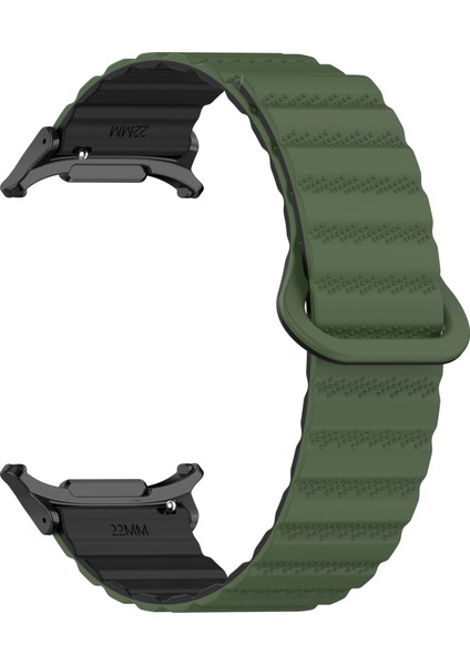 Samsung Galaxy Watch Ultra 47MM Manyetik Silikon Saat Kayışı Yedek Kayış (Yurt Dışından)