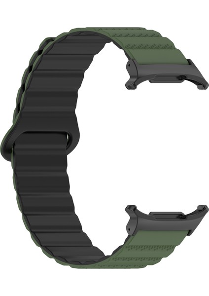 Samsung Galaxy Watch Ultra 47MM Manyetik Silikon Saat Kayışı Yedek Kayış (Yurt Dışından)