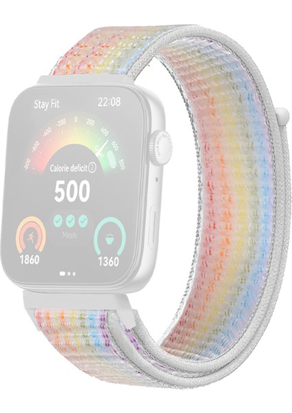 Huawei Watch Fit 3 Band Nefes Alabilir Örgülü Naylon Spor Ayarlanabilir Saat Kayışı (Yurt Dışından)