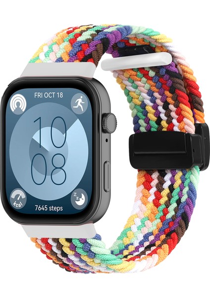 Huawei Watch Fit 3 Yedek Örgülü Bant Manyetik Toka Saat Kayışı (Yurt Dışından) indirimleri