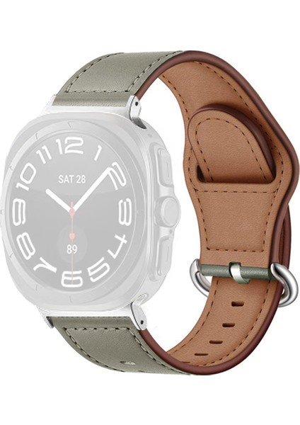 Samsung Galaxy Watch Ultra 47MM Hakiki Inek Derisi Bilek Bandı (Yurt Dışından)