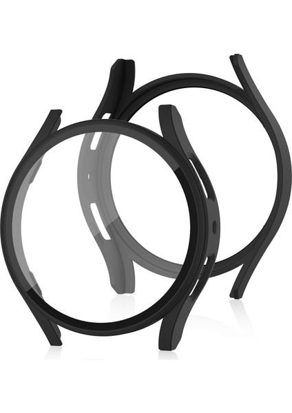 Samsung Galaxy Watch7 44MM Mat Sert Pc Saat Kapağı Temperli Cam Ekran Filmi ile (Yurt Dışından)