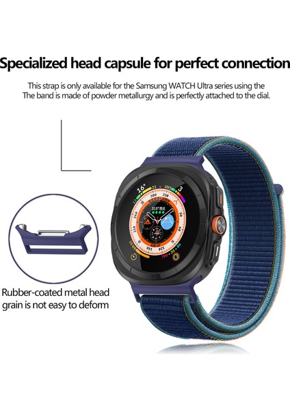 Samsung Galaxy Watch Ultra 47MM Ayarlanabilir Naylon Yedek Bilek Kayışı (Yurt Dışından) fiyatları