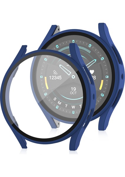 Samsung Galaxy Watch7 44MM Mat Sert Pc Saat Kapağı Temperli Cam Ekran Filmi ile (Yurt Dışından)