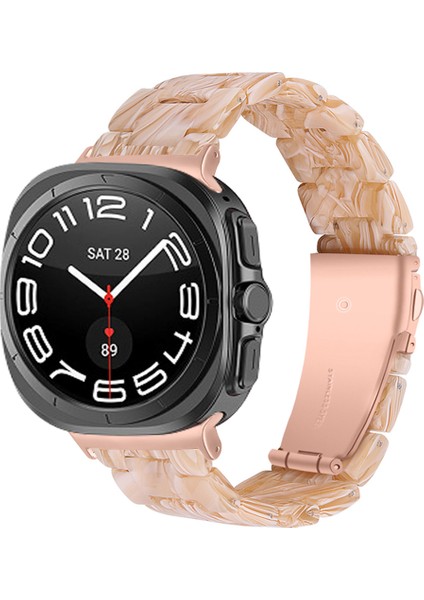 Samsung Galaxy Watch Ultra 47MM Su Geçirmez Reçine Akrilik Saat Kayışı (Yurt Dışından) fiyatları