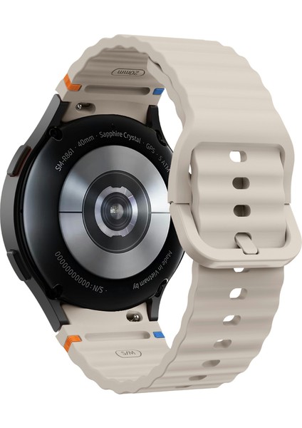 Samsung Galaxy Watch7 44MM 40MM / Saat Fe 40MM Silikon Saat Bandı (Yurt Dışından)