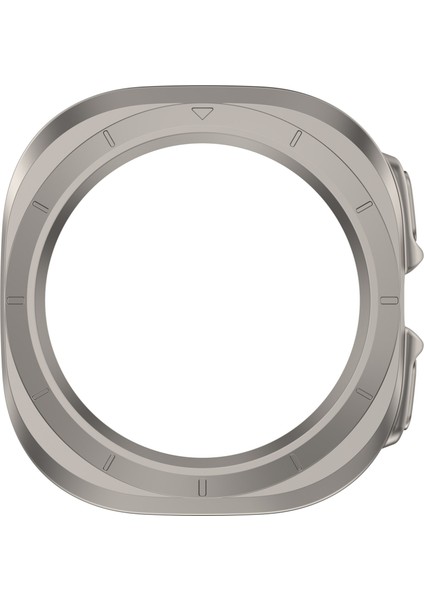 Samsung Galaxy Watch Ultra 47MM Sert Pc Kasası Yarım Koruma Saat Kılıfı (Temperli Cam Ekran Filmi Olmadan) (Yurt Dışından)