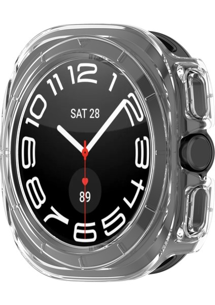 Samsung Galaxy Watch Ultra 47MM Sert Pc Kasası Yarım Koruma Saat Kılıfı (Temperli Cam Ekran Filmi Olmadan) (Yurt Dışından) indirimleri