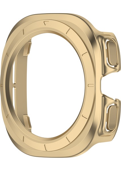 Samsung Galaxy Watch Ultra 47MM Sert Pc Kasası Yarım Koruma Saat Kılıfı (Temperli Cam Ekran Filmi Olmadan) (Yurt Dışından)