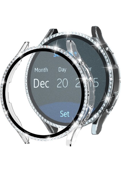Samsung Galaxy Watch7 44MM Pc Izle Vaka Temperli Cam Filmi ile Taklidi Dekor Kapak (Yurt Dışından)