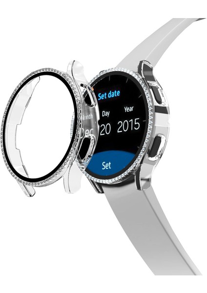 Samsung Galaxy Watch7 44MM Pc Izle Vaka Temperli Cam Filmi ile Taklidi Dekor Kapak (Yurt Dışından) modelleri
