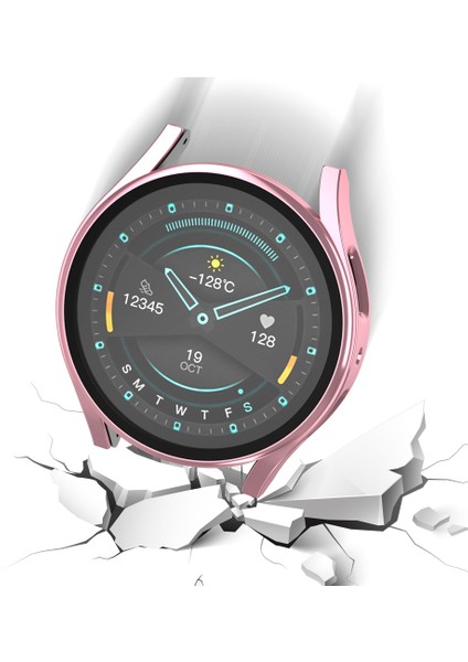Samsung Galaxy Watch7 40MM Mat Sert Pc Izle Kapağı Temperli Cam Ekran Filmi ile (Yurt Dışından)