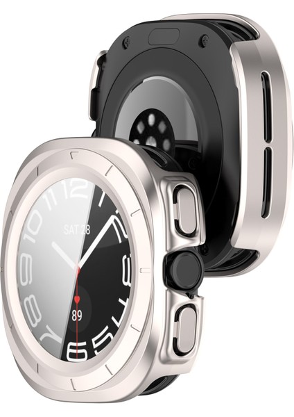 Samsung Galaxy Watch Ultra 47MM Saat Koruyucu Temperli Cam Ekranlı Sert Pc Kapağı (Yurt Dışından)