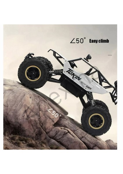 2.4ghz Uzaktan Kumandalı 1:12 Ölçek 7.4V Şarjlı 4x4 Off-Road Rock Crawler - Oyuncak Rc Arazi Aracı