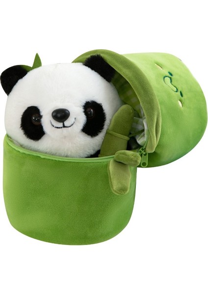 Bambu Panda Peluş Oyuncak Sevimli Yastık Bambu Bebek Simülasyon Panda Bebek (Yurt Dışından)
