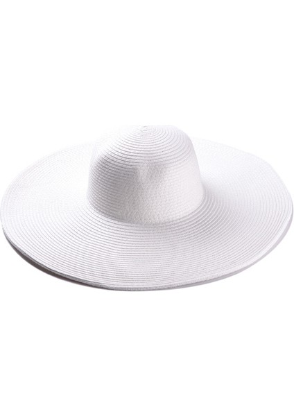 Şeker Renk Bayanlar Büyük Ağız Güneşlik Güneş Şapkası (Yurt Dışından)