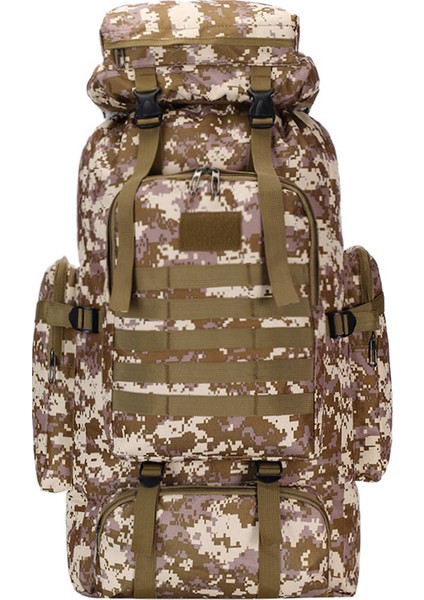 Kamuflaj Açık Dağcılık Çantası Çok Fonksiyonlu Sırt Çantası Genişletme Seyahat Çantası (Yurt Dışından)