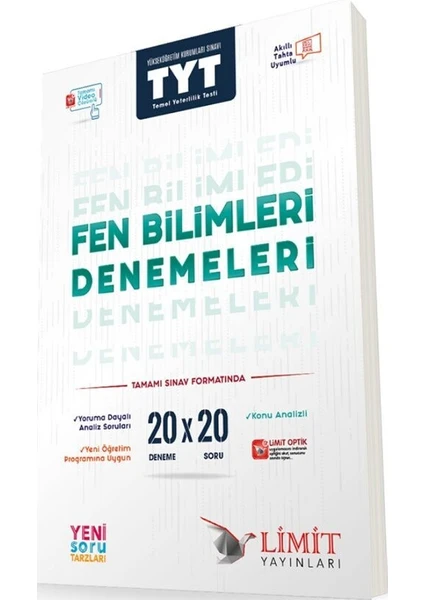 Limit Yayınları TYT Fen Bilimleri Denemeleri