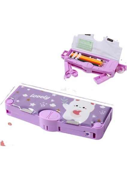 Çok Fonksiyonlu Kırtasiye Kutusu Yüksek Değerli Karikatür Çocuk Kalem Kutusu (Yurt Dışından)