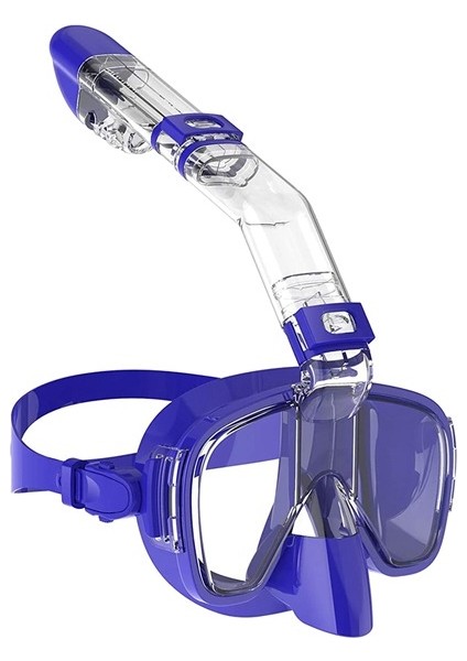 Dalış Maskesi Şnorkel Maskesi Su Geçirmez Buğu Önleyici Sıvı Silikon (Yurt Dışından)