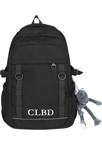 Moda Ortaokul Öğrenci Çantası, Basit Naylon Kumaş Bilgisayar Çantası, Hafif Öğrenci Sırt Çantası (Yurt Dışından)