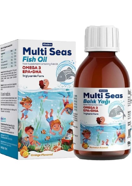 Balık Yağı Multi Seas Omega 3 Oil Portakal Aromalı 150 ml