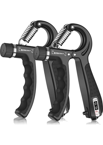 Son Kalite Orijinal Sayaçlı El Yayı 60 kg - 5 kg Ayarlanabilir 1 Adet El Yayı Bilek Kas Güçlendirici
