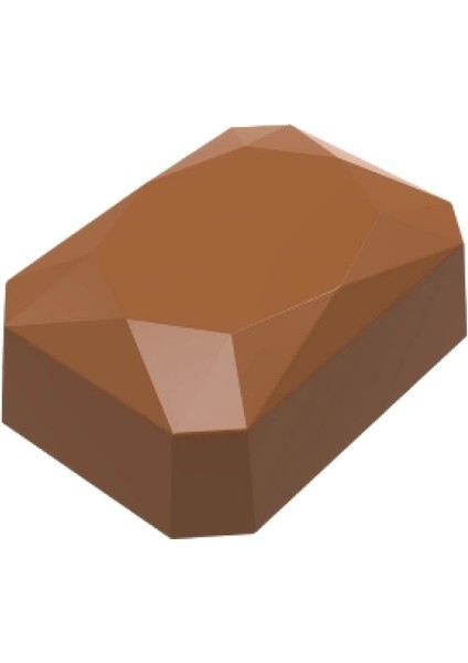 Polikarbon Dikdörtgen Pralin Çikolata Kalıbı-1529