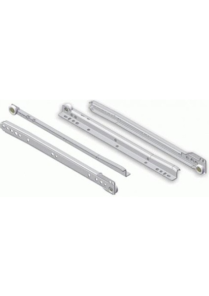550 mm Bantlı Metal Ray Set Beyaz
