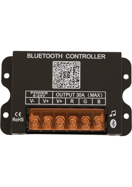 5-24 Volt 30 Amper Bluetooth Müzik Denetleyici Rgb LED Kontrol Cihazı