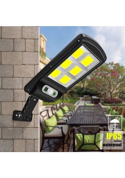 Solar Güneş Enerjili LED Bahçe Aydınlatması Hareket Sensörlü 3 Modlu Dış Mekan Aydınlatma
