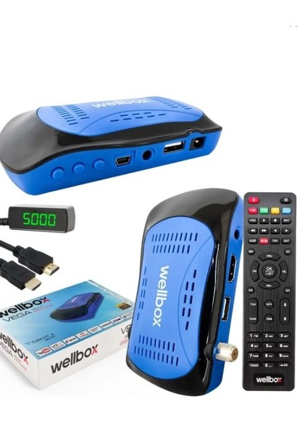 Wellbox Vega Mini Hd Uydu Alıcısı 1080P Wi-Fi Destekli;class