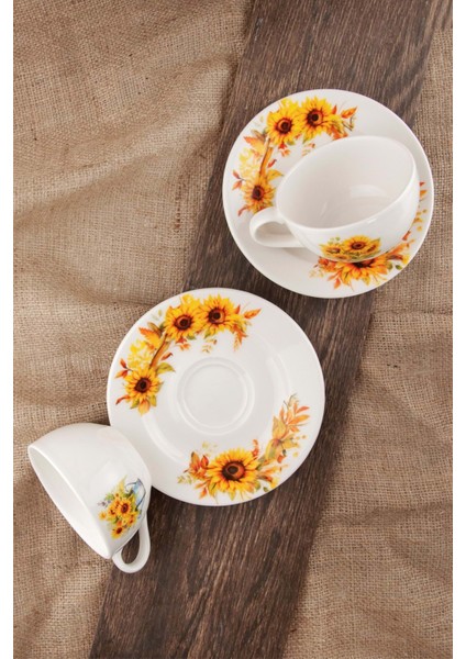 Fall'24 Sunflower Iki Kişilik Çay Fincan Takımı