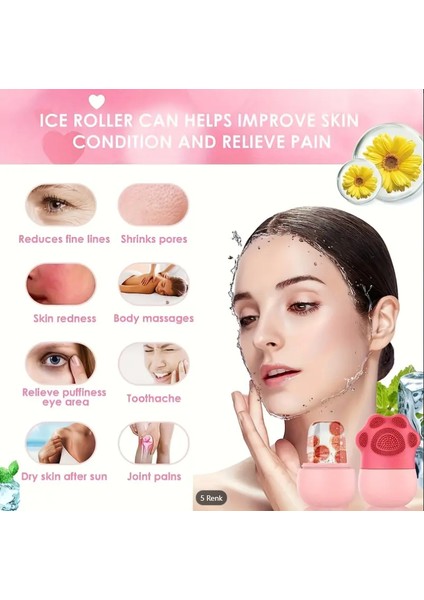 Buz Rulosu , Ice Roller Masaj Ve Cilt Soğutma Bakım Aleti indirimleri