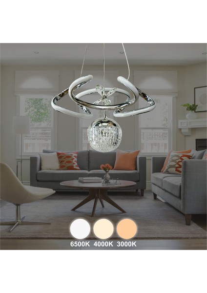 Dron LED Avize (3 Işık Rengi)