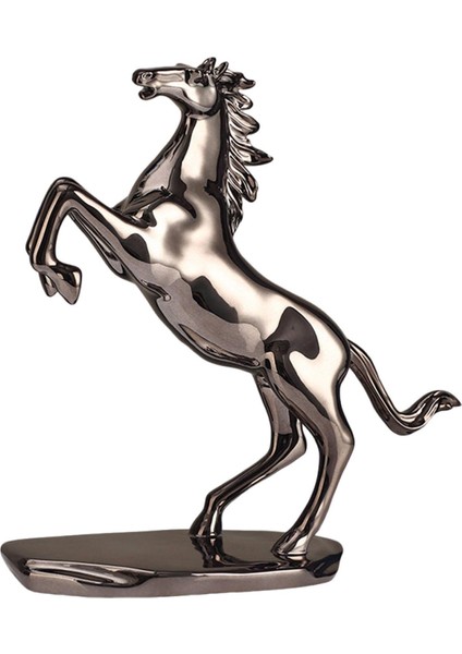 At Heykeli Heykelli Sağlam Kitaplık Oturma Odası 27CMX10CMX26CM Metal (Yurt Dışından)
