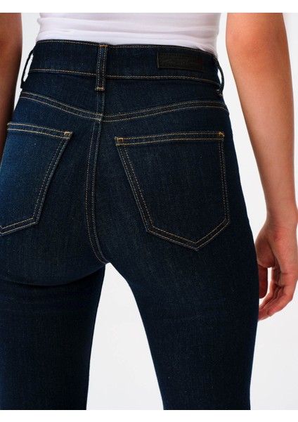 Kadın Jean Pantolon Lacivert LF2037962 Long Flare